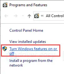 turn-off-windows-features-to-fix-gameloop